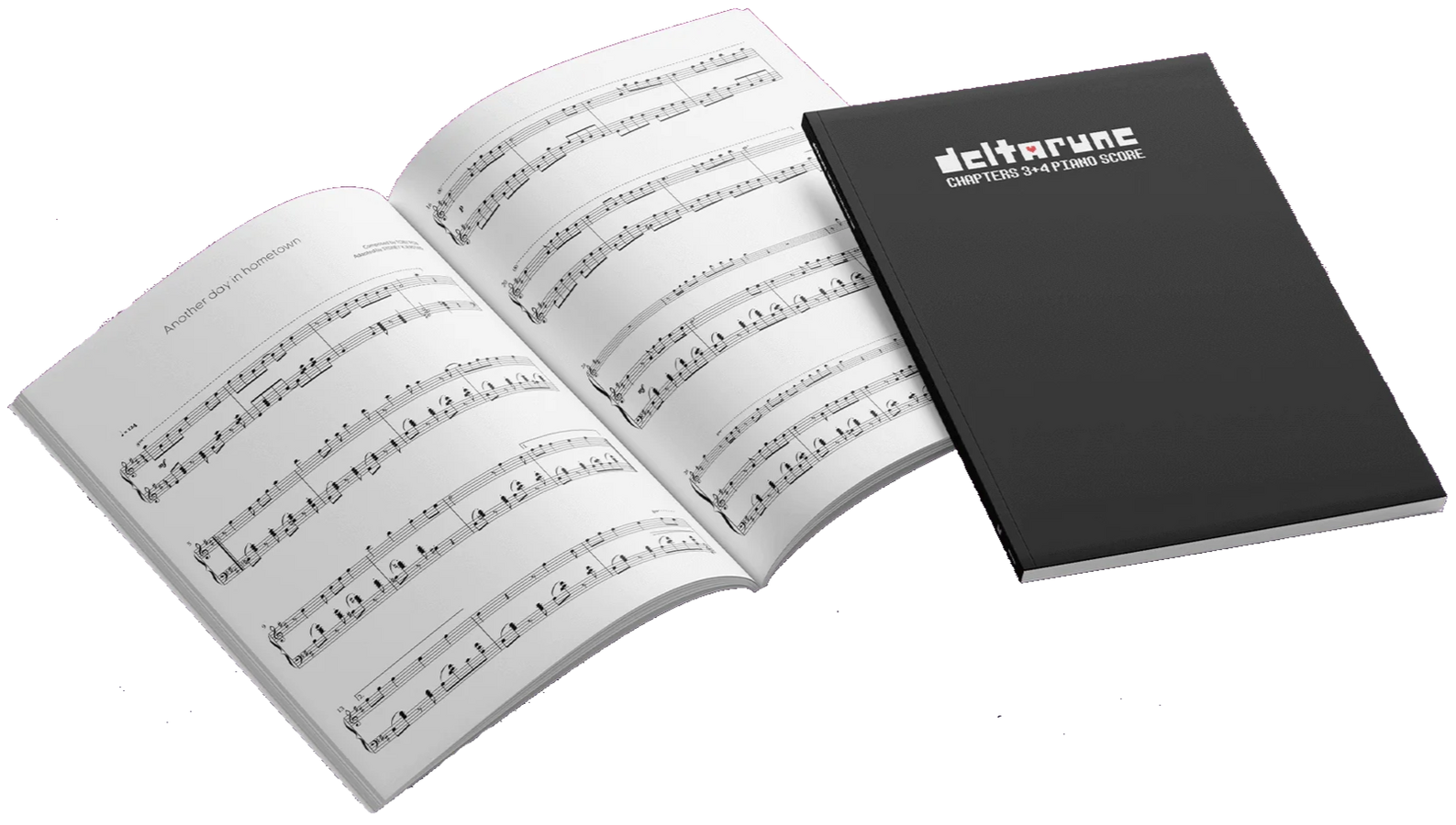 DELTARUNE Chapters 3+4 Piano Score Book